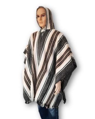 winter poncho herren