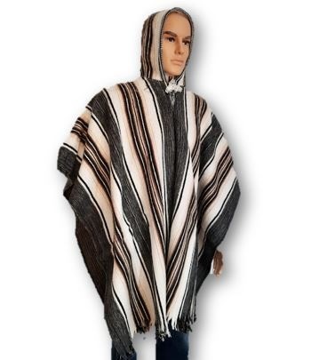 winter poncho herren