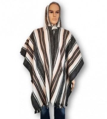 winter poncho herren