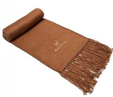 Alpaca scarf camel