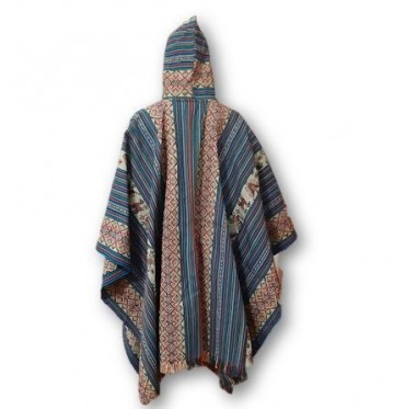Alpaca wol poncho