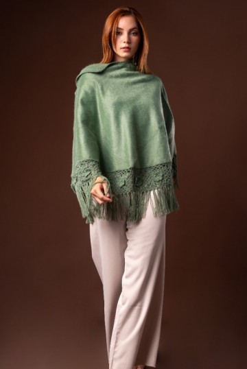 Alpaca wool cape