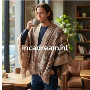 Alpaka poncho herren 12