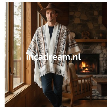 Alpaka poncho herren 2