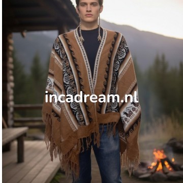 Alpaka poncho herren 27
