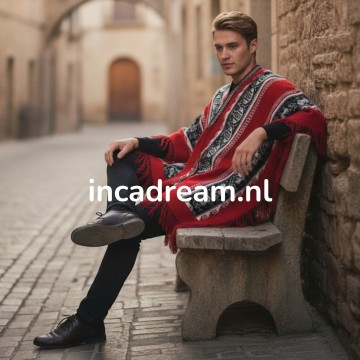 Alpaka poncho herren 34