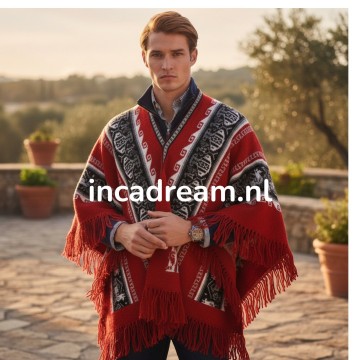 Alpaka poncho herren 36
