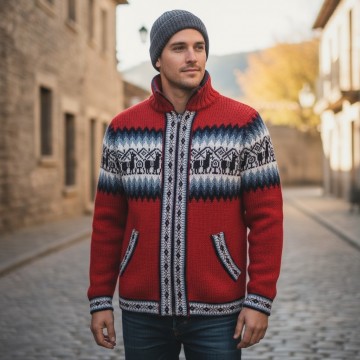 Alpaka pullover herren 4