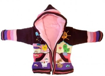 Beere strickjacken für kinder