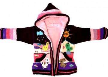 Beere strickjacken für kinder