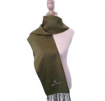 Alpaka schal damen grüner apfel