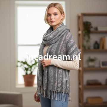 Baby alpaca shawl 20