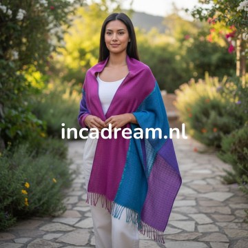 Baby alpaka schal 13