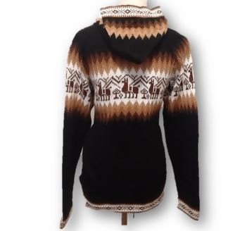 Black alpaca sweater