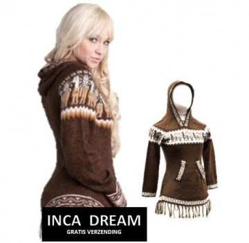 Alpaka pullover braun