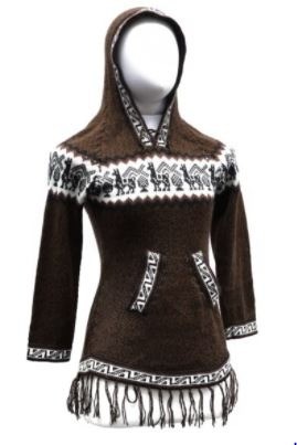 Alpaka pullover braun