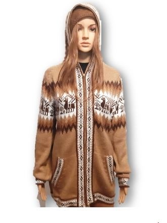 Camel alpacawol trui