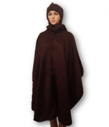 Chocolade alpaca cape 0