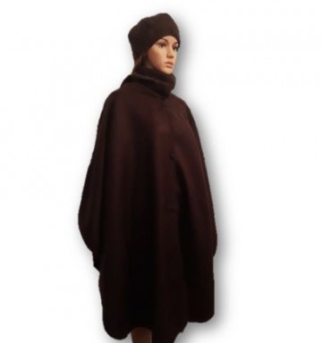 Chocolade alpaca poncho 0