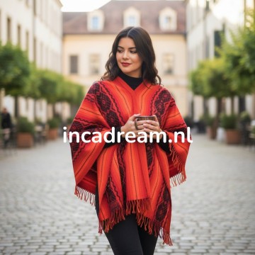 Dames poncho 132