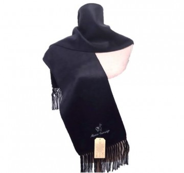 Alpaka schal damen marineblau