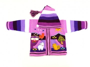 kinder strickjacke