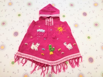 Kinder Peruanischer Poncho