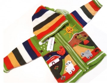 Peru kinder strickjacke