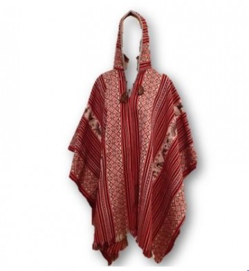 Heren peru poncho