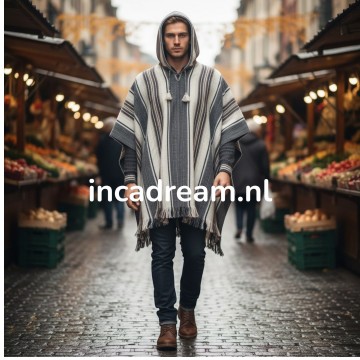 Herren poncho 28