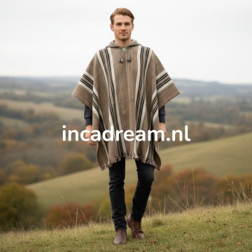 Herren poncho 35