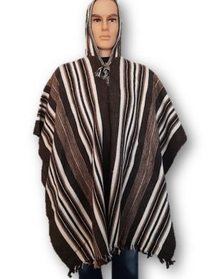Hooded poncho