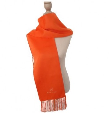 Alpaka schal damen orange