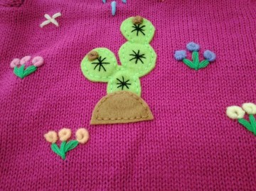 Poncho mädchen fuchsia