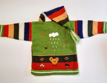 Peru kinder strickjacke