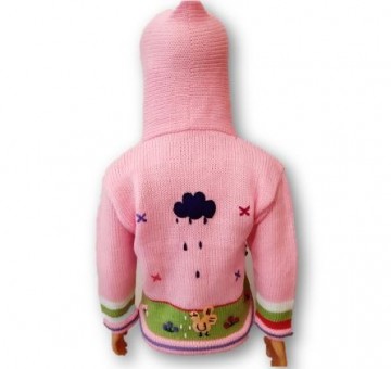 Pink kinder sweater