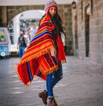 Indianer poncho