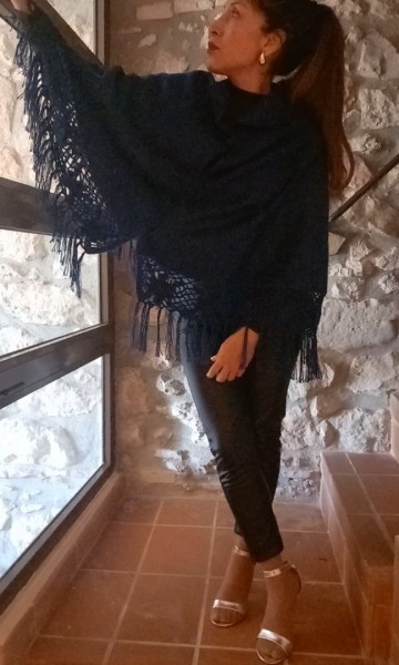 Poncho damen 1