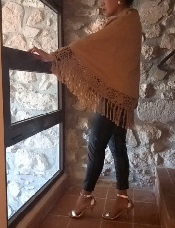 Poncho damen 10