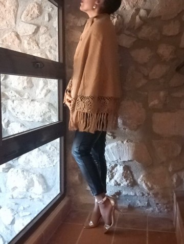 Poncho damen 15