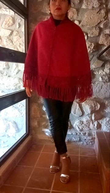 Poncho damen 31