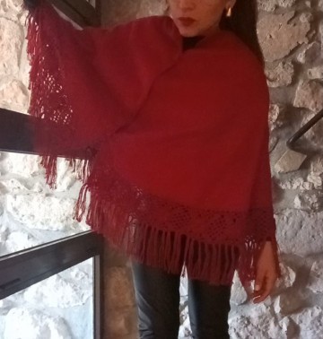 Poncho damen 39