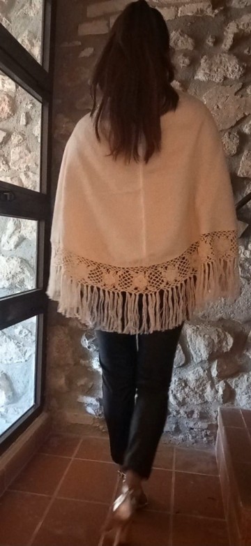 Poncho damen 68