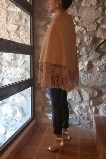 Poncho damen 8
