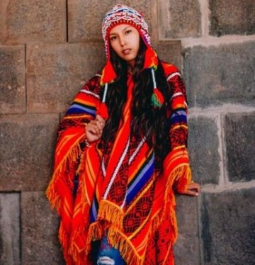 Indianer poncho