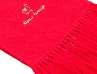 Rood alpaka sjaal