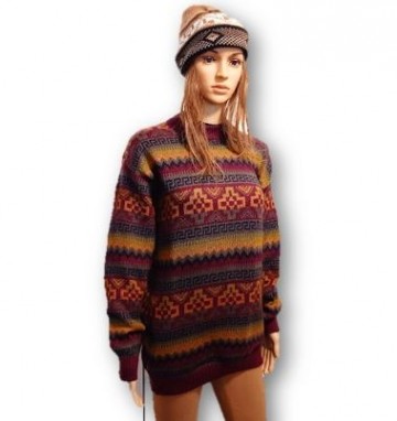 Trui alpaca wol dames 0