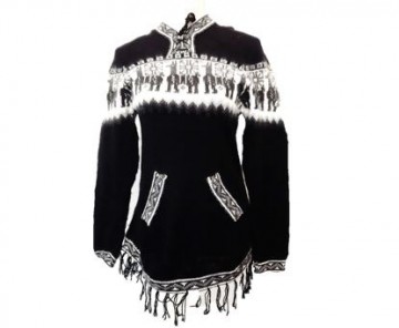 Alpaka pullover schwarz